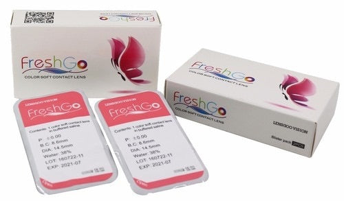 FreshGo® HD II Colored Contact Lenses - GRAY - FreshTone.US