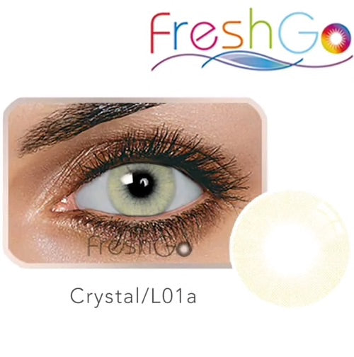 FreshGo® Hidrocor Colored Contact Lenses - CRYSTAL - FreshTone.US